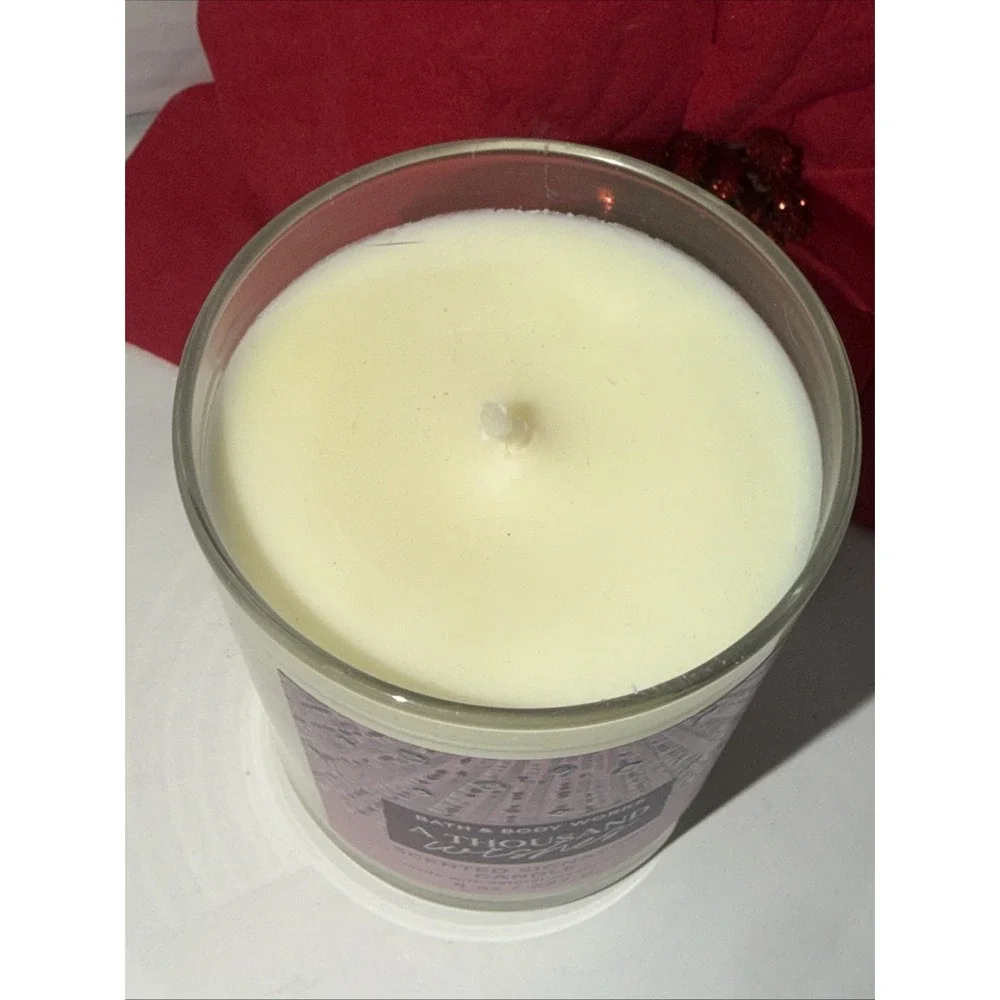 Bath & Body Works A Thousand Wishes Scented Single Wick Candle 8oz White Barn